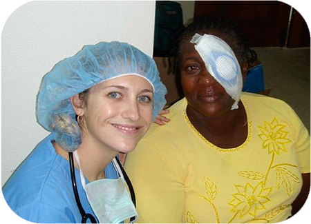 After the eye surgery