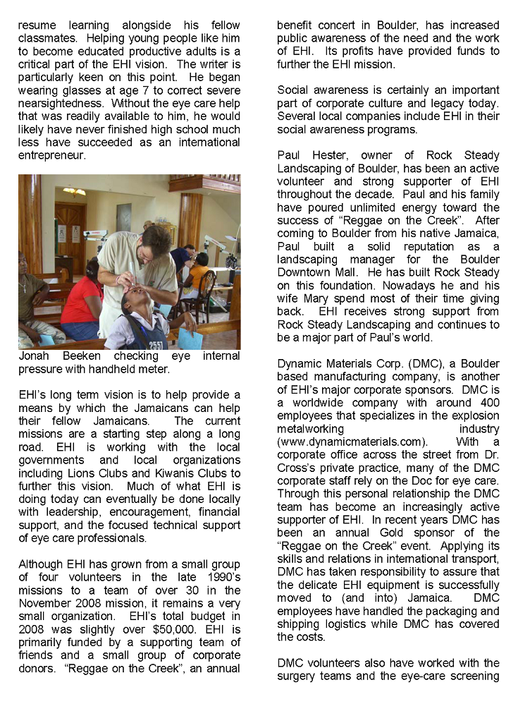 ICOSA EHI article